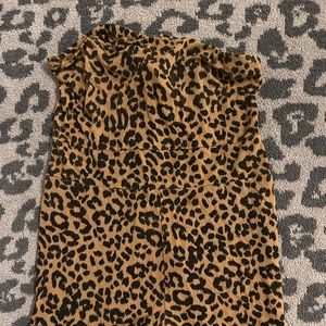 Asos Leopard Jumper in Petite Small